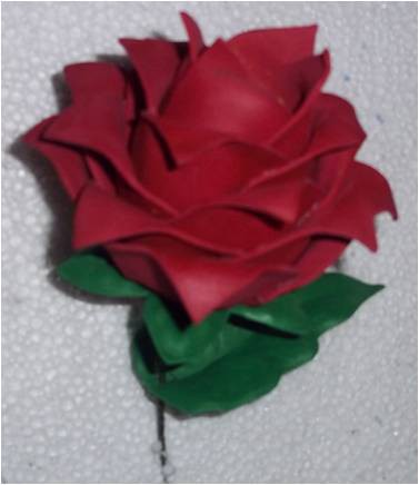 Flor de Foami para decorar
